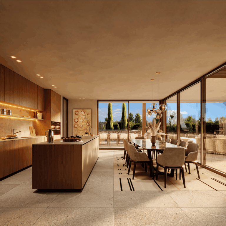 Cocina completa del proyecto P50-51 en Son Gual, Mallorca.