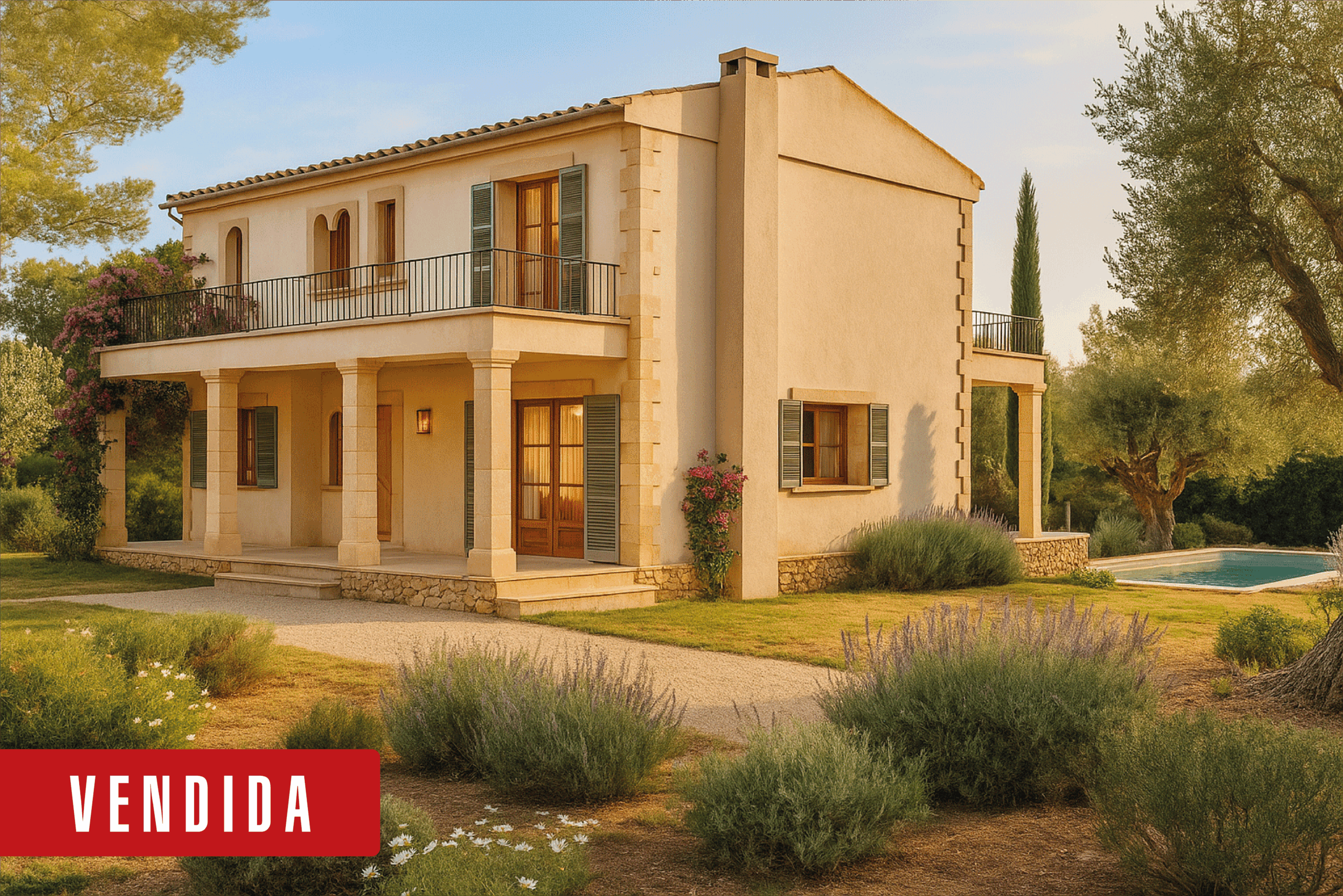 Fachada de la entrada principal del proyecto R59 en Son Gual, Mallorca.