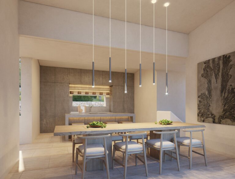 Interior del proyecto R61 en Son Gual, Mallorca.