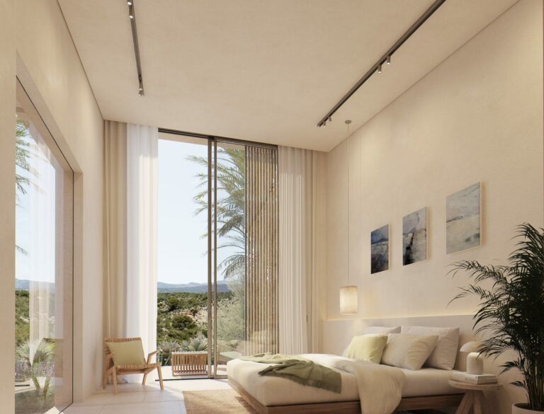 Interior del proyecto R61 en Son Gual, Mallorca.