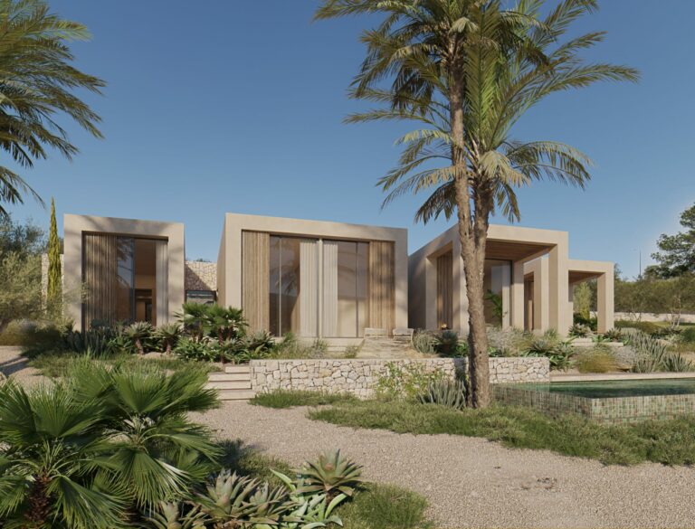 Exterior del proyecto R61 en Son Gual, Mallorca.