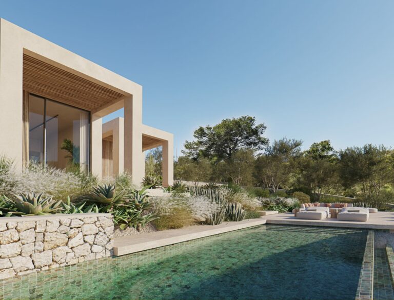 Exterior del proyecto R61 en Son Gual, Mallorca.