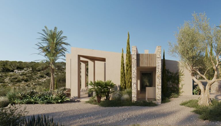 Exterior del proyecto R61 en Son Gual, Mallorca.